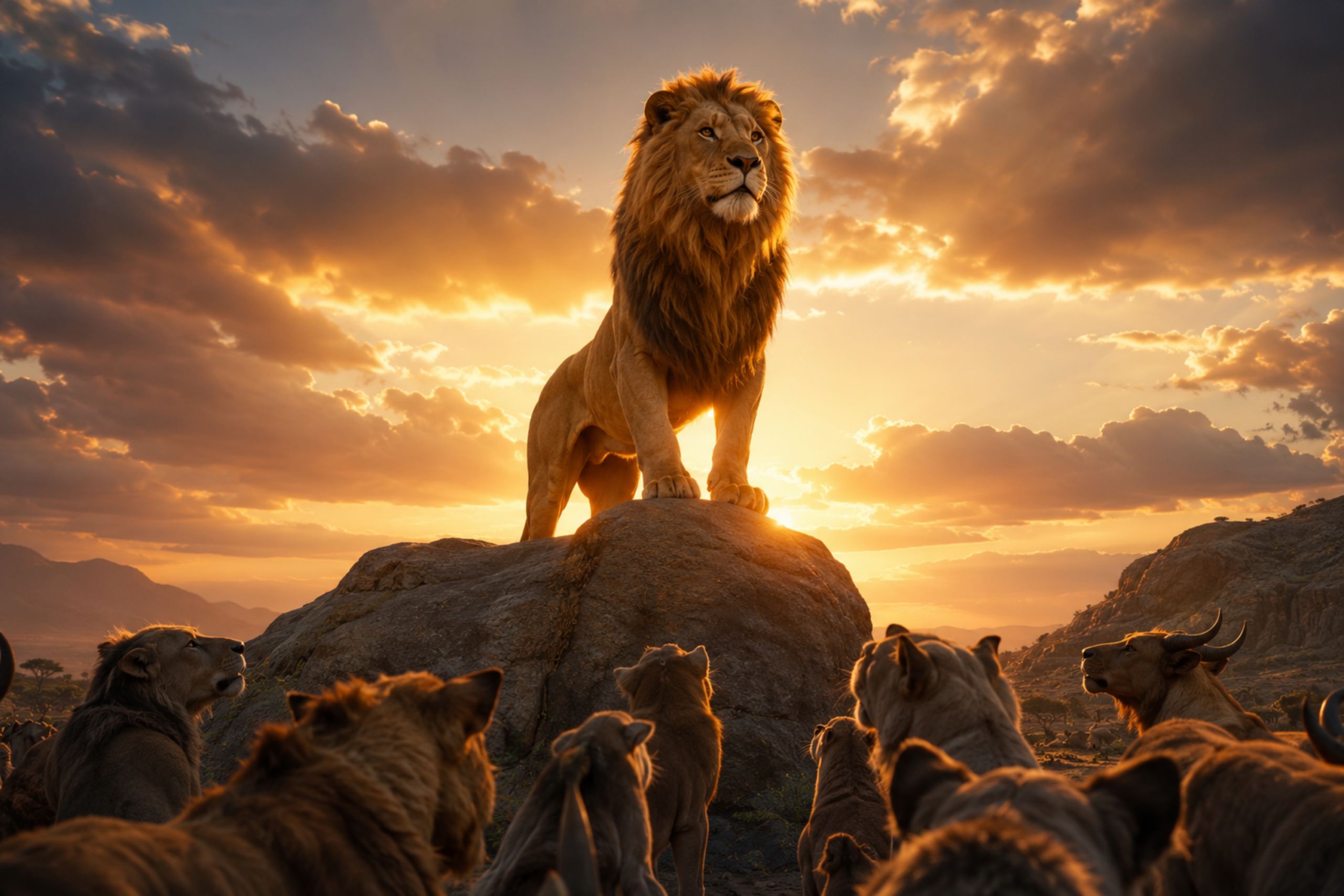 Comment le lion devint roi
