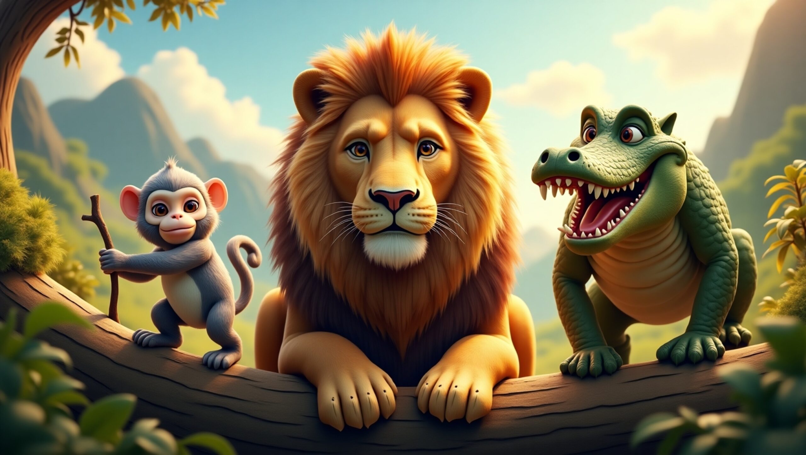 La Patience du Lion, la Vitesse du Singe et la Sagesse du Crocodile